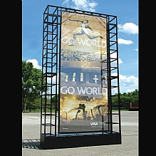 Vinyl Mesh Printing - Speaker Mesh Banner